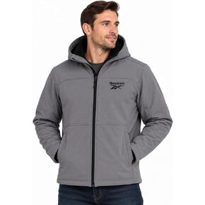 Reebok Mens Jacket - Water Resistant Zip Up Sherpa Fleece Lined Softshell Mens Lightweight Jacket - Winter Jackets for Men in Saudi Arabia