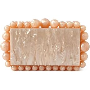 CUXVA Acrylic Evening Clutch Bag for Women Glitter Marble Purse Handbag for Wedding Cocktail Party Prom… in Saudi Arabia