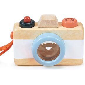 Mentari Toys - Camera - Wooden Pretend Toy for Kids with Kaleidoscope Lens - Early-Learning for Sense Stimulation and Motor Skills - Portable Toy for Imaginative Play - Age 2+ in Kuwait