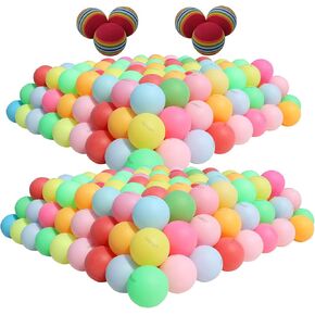 100 Pack or 200 Pack Colored Ping Pong Balls for DIY & Party Decoration in Kuwait