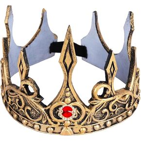 DothRayan King Crown, Royal King Crown for Cosplay Prop Holiday Party in Kuwait