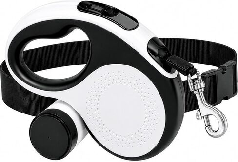 Hands-Free Retractable Dog Leash with Waist Belt, 16FT Extendable Strap in Kuwait