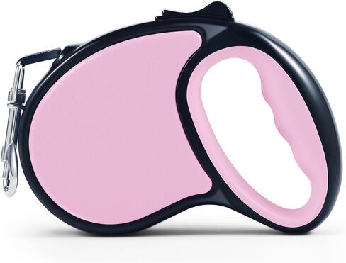 Retractable Dog Leash, 16ft for Small Medium Dog 33lbs, Pink in Kuwait