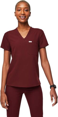 FIGS Catarina Scrub Tops for Women — Classic Fit, 1 Pocket, Four-Way Stretch, Anti-Wrinkle in Saudi Arabia