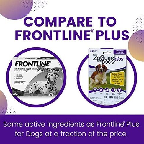 ZoGuard Plus Flea and Tick Prevention for Dogs (Medium - 23-44 lb) in Kuwait