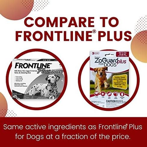 ZoGuard Plus Flea and Tick Prevention for Dogs (Large - 45-88 lb) in Kuwait