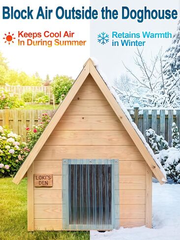MEWTOGO 15.7in x 4.9ft Dog Door Replacement Flaps in Kuwait