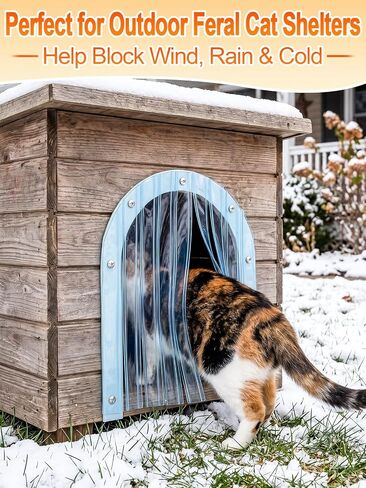 MEWTOGO 15.7in x 4.9ft Dog Door Replacement Flaps in Kuwait