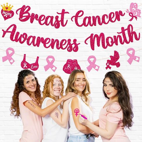 Breast Cancer Awareness Month Banner in Kuwait