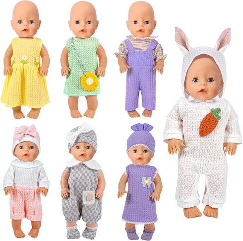 Baby Doll Clothes 14/15/16 inch Bitty Baby Alive Doll Clothes Accessories in Saudi Arabia