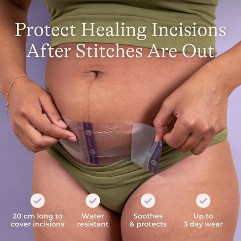 Lansinoh C-Section Recovery Pads, Postpartum Essentials, 4 Sterilized Pads in Kuwait