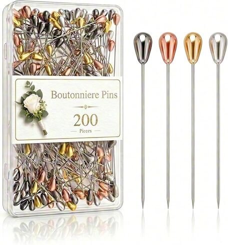 Pearl Corsage Pins for Wedding Bouquets, Boutonnieres and DIY Sewing Crafts in Kuwait