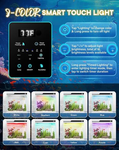 Fish Tank, Smart Fish Aquarium Kit 7 Gallon in Saudi Arabia