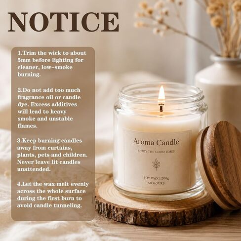 100Pcs Candle Wicks 10cm/4 inch Set for Soy Wax Candle Making Supplies, 10cm Pre-Waxed Tabbed Cotton Wicks, with 100Pcs Stickers in Saudi Arabia