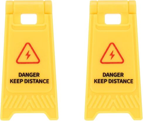 Miniature Warning Sign, Under Construction Signs (Yellow, 2 Pcs) in Kuwait