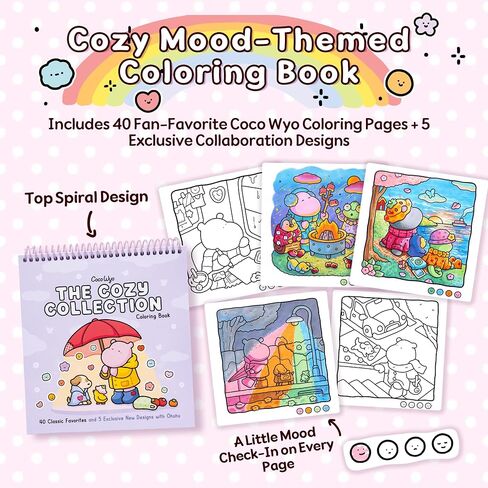 Ohuhu × Coco Wyo Coloring Set 48 Alcohol Markers& Coloring Book Brush& Fine in Kuwait
