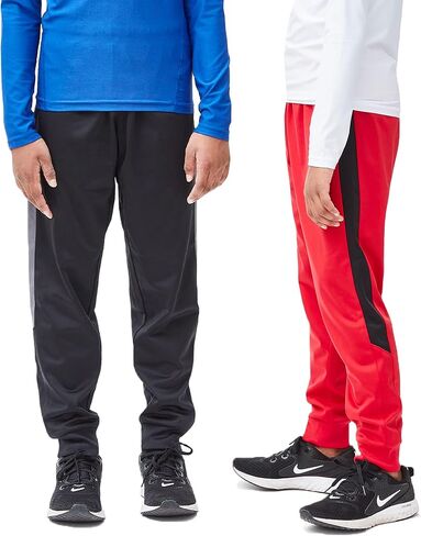 DEVOPS Boys Active Performance Workout Athletic Training Pants [2 Pack] in Kuwait