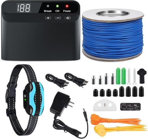 PcEoTllar Electric Fence for 2 Dogs, Electric Dog Fence System in Kuwait