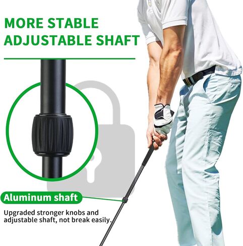 2 Pack Golf Club 23-39.5" Adjustable Length for Backyard Game Golf Chipper with Oversize Club Head Hit Plastic Foam Balls Outdoor Indoor Game Gifts, Right Hand in Kuwait