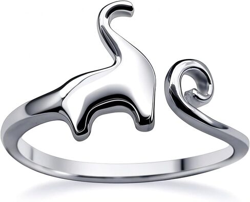 HANFLY Dinosaur Ring Sterling Silver Designer jewellery Adjustable ring Size(US6) in Kuwait