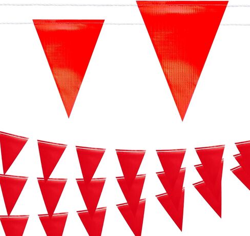 Pennant Banner Flags(ORANGE,80PCS,105FT) in Saudi Arabia