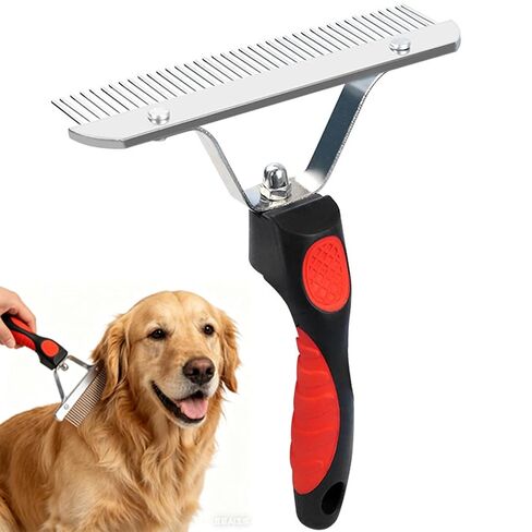 Dog Brush for Grooming Large Dog Long Steel Teeth Deshedding Tool in Saudi Arabia