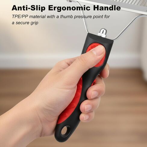 Dog Brush for Grooming Large Dog Long Steel Teeth Deshedding Tool in Saudi Arabia