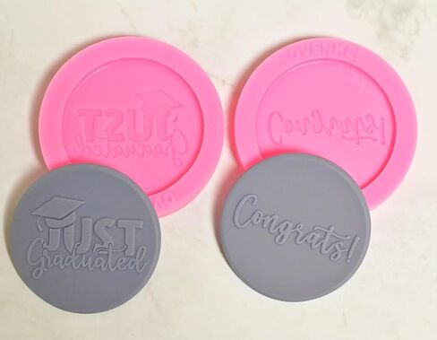 Graduation Fondant Stamp, Just Graduated Embosser for Cake Decorating in Saudi Arabia