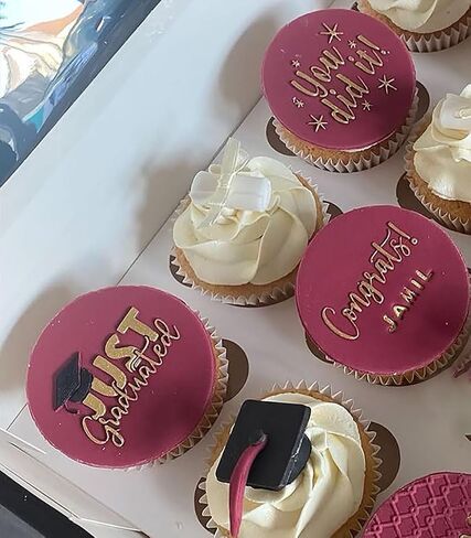 Graduation Fondant Stamp, Just Graduated Embosser for Cake Decorating in Saudi Arabia
