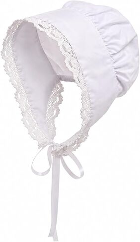 GRACEART قبعة الغوغاء النسائية Prarie Bonnet الكبار بايونير بونيه الاستعماري زي 100٪ قطن in Kuwait