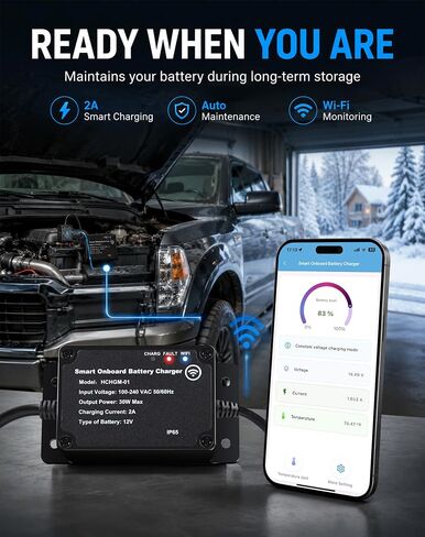 TXL 2A 12V Onboard Battery Charger and Maintainer in Kuwait