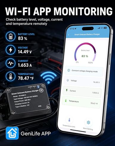 TXL 2A 12V Onboard Battery Charger and Maintainer in Kuwait