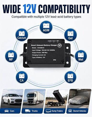 TXL 2A 12V Onboard Battery Charger and Maintainer in Kuwait