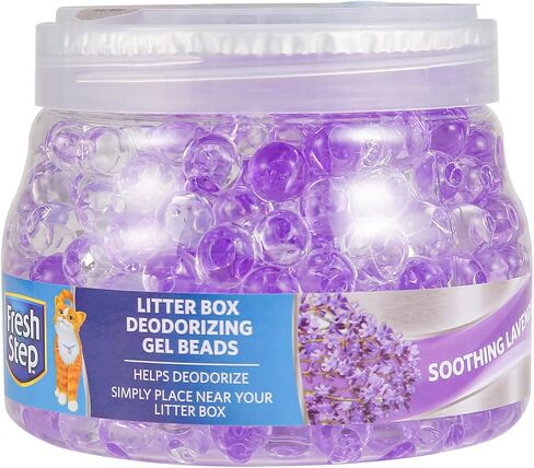Fresh Step Litter Box Deodorizing Gel Beads, Lavender Scent, 12 Oz in Kuwait