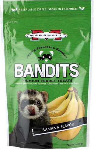 Marshall Bandits Premium Ferret Treats – Peanut Butter Flavor – 3 oz – Soft, Chewy Snacks for Training, Bonding & Daily Treating in Kuwait