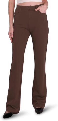 Houmous S-XXL 29'' 31'' 33'' 35'' Inseam Women's Bootcut Dress Pants Pockets Stretch Work Lounge Pant Office Casual in Kuwait