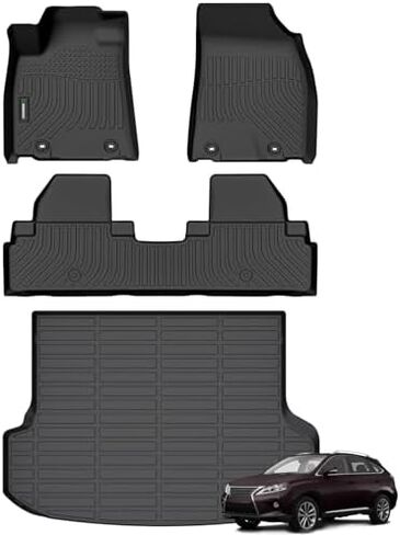 ANBINGO®-All Weather Floor Mats & Cargo Liner Set for Chevrolet Trailblazer 2021-2024 TPE Car Floor Liners Waterproof Non-Slip Full Set in Kuwait