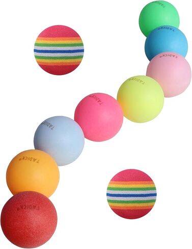 100 Pack or 200 Pack Colored Ping Pong Balls for DIY & Party Decoration in Kuwait