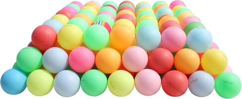 100 Pack or 200 Pack Colored Ping Pong Balls for DIY & Party Decoration in Kuwait