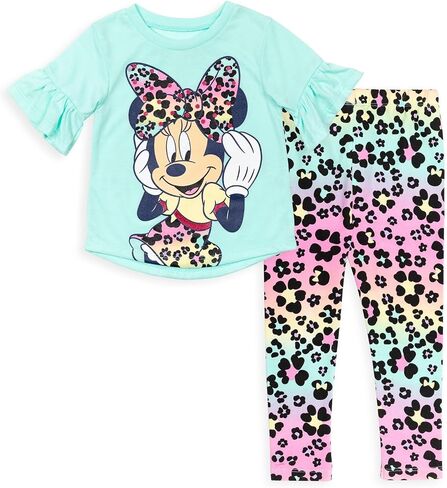Disney Minnie Mouse T-Shirt and Leggings Outfit Set Infant to Big Kid in Kuwait