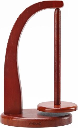 Yarn Holder for Crocheting with Magnetic Yarn Spinner -Beige-Standard in Kuwait