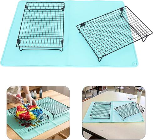 Portable Folding Tie Dye Rack for Shirts and Bags with Nonslip Pad in Saudi Arabia