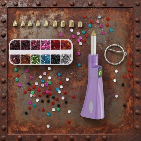 Koautios Hotfix Pen with Interchangeable Tips Looking Results Hotfix Rhinestones Tool Kit in Kuwait