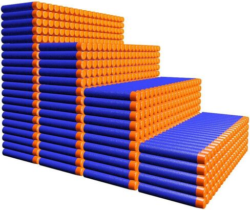 AMOSTING Refill Darts 1000PCS Bullets Ammo Pack for Nerf N-Strike Elite 2.0 Series DinoSquad – Compatible with All Elite Blasters in Kuwait