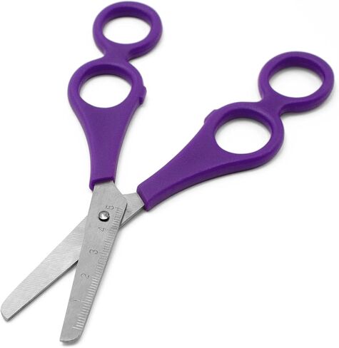 Ashton and Wright - Children's Double Hole Training Scissors - Purple - Right Handed (1) in Kuwait