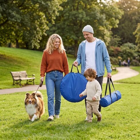 5-in-1 Dog Dexterity Training Set, Portable Backyard Obstacle Course Kit - Tunnel, Adjustable Jump Hurdle, Jump Ring, Weave Poles & Pause Box for Puppy Exercise in Saudi Arabia