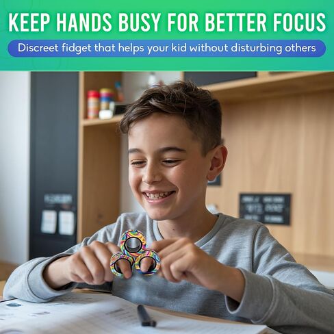 BunMo Bundle Infinity Cube x Magnetic - Large Eco Beechwood Fidget Cube & Multicolored Fidget Rings - Fidget Toys Adults - Stimulating Fidgets for Adults - Magnetic Fidget Rings in Saudi Arabia