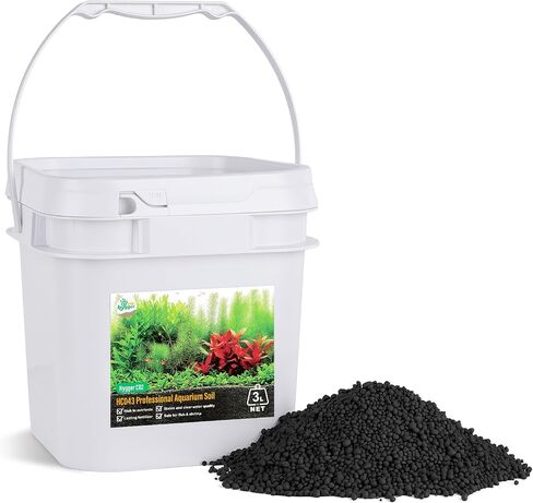 Premium Upgraded Aquarium Soil, 1-5mm Nutrient-Rich Water Grass Mud for Planted Tanks, Dust-Free & No Rinse, Safe for Fish & Shrimp (6.6 Pounds) in Saudi Arabia
