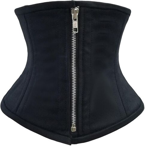 luvsecretlingerie Heavy Duty 18/26 Double Steel Boned Waist Training Cincher Waspie Underbust Tight Shaper Corset in Kuwait