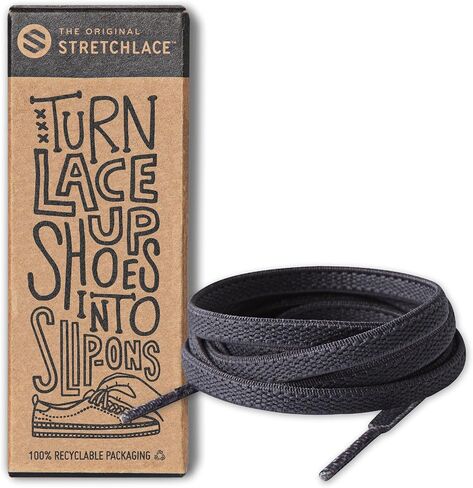 THE ORIGINAL STRETCHLACE | Elastic Shoe Laces | As Seen on Shark Tank | Flat Stretch Shoelaces in Saudi Arabia